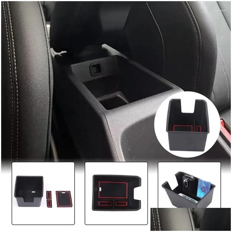 Car Organizer Armrest Storage Box For Q4 E-Tron 2024-2024 Q5 Center Console Tray Interior Spare Parts