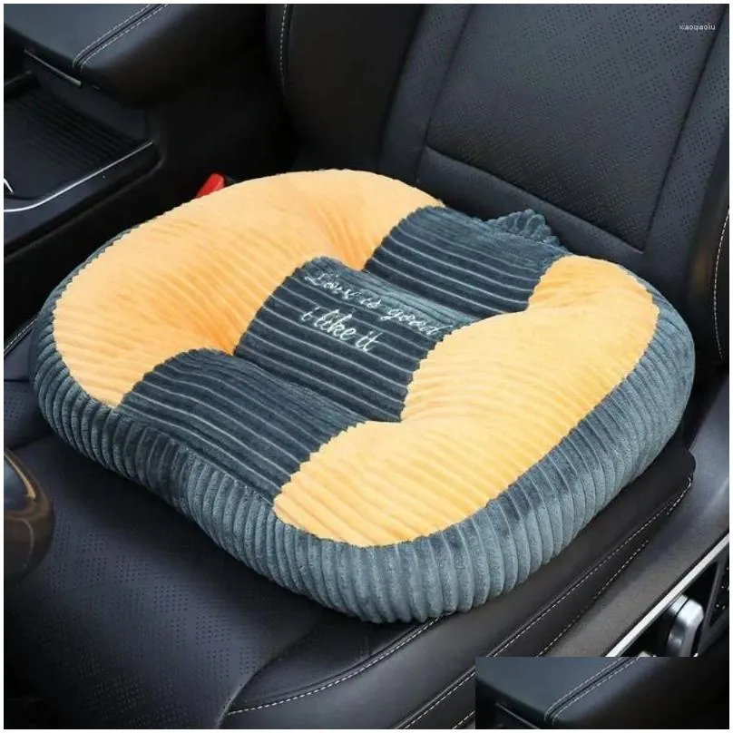 Car Seat Covers Comfortable Plush Chair Cushion Filled With Soft Pad Solid Color Square Office Cushions Outdoor