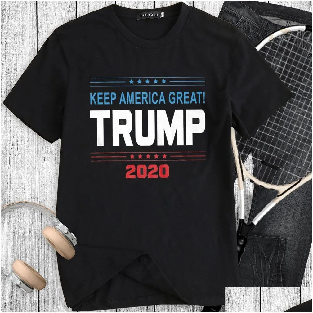 hot Donald Trump T Shirt Keep America Great Homme O-Neck Short Sleeve Shirts Pro T-Shirt cotton short sleeve printed T-shirt Trump