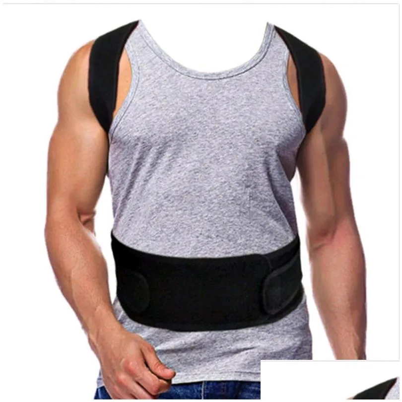 Other Health Care Items Adjustable Back Brace Posture Corrector Support Shoder Belt Men/ Women Aft-B003 Aofeite Drop Delivery Beauty Dhsm4