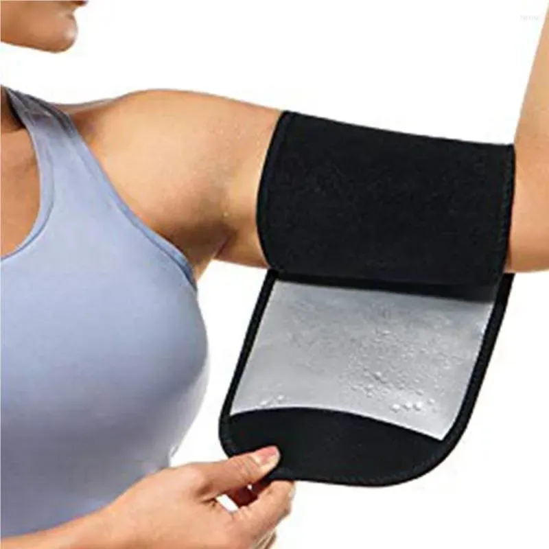 Knee Pads 2 Pieces Sauna Arm Shaping Belt Women Slimming Control Shaper Compression Sweat Sleeves Trimmer Workout Weight Loss