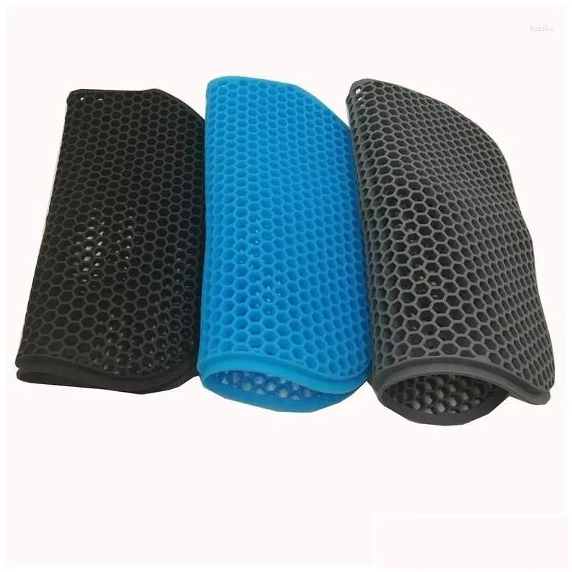 Car Seat Covers Ers Sile Pad Heat Insation Breathable All-Weather 3D Health Care Mas Accessories Drop Delivery Automobiles Motorcycles