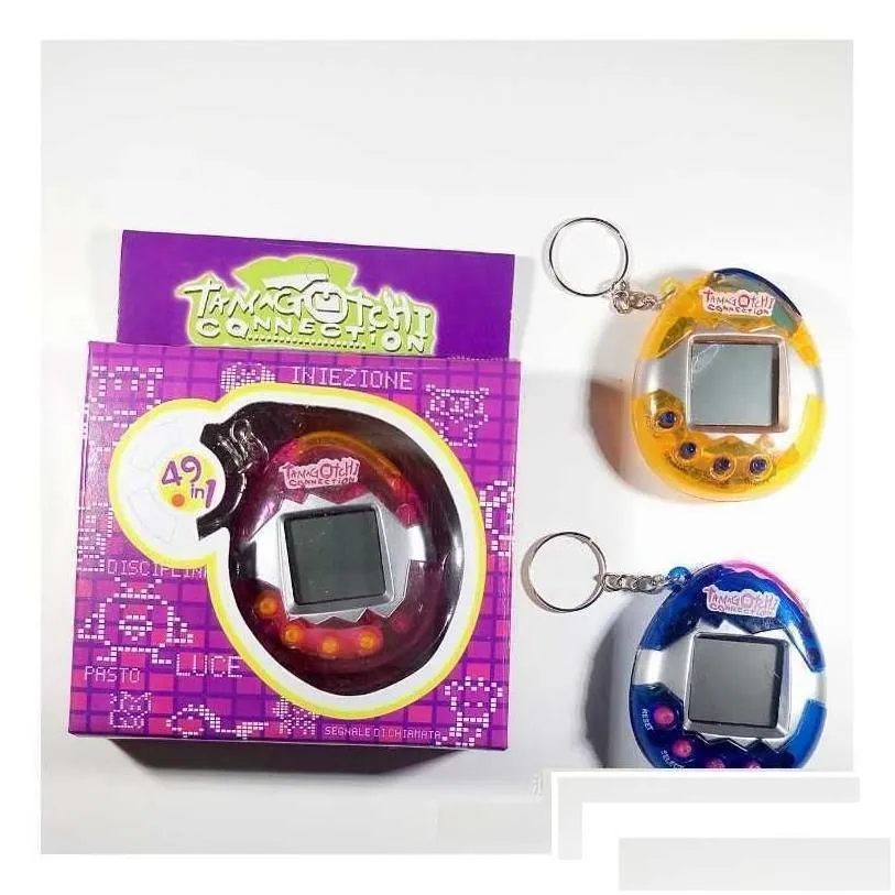 Decompression Toy Fidget Toys Tamagotchi Electronic Pets 90S Nostalgic 49 In One Virtual Cyber Pet Key Chains Children Gift Drop D D Dhxqm