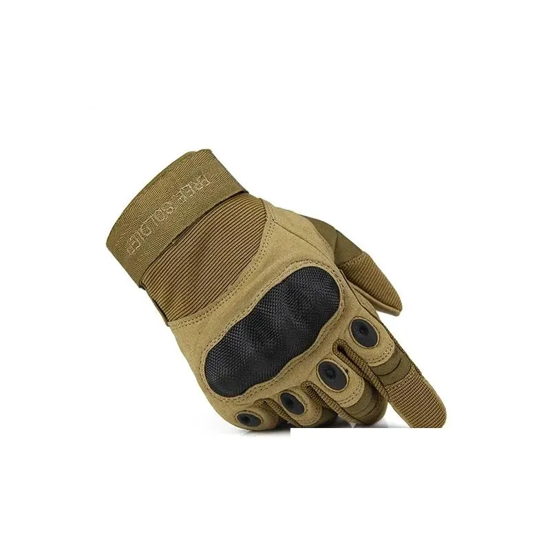 Gloves FREE SOLDIER Outdoor Sports Tactical Gloves Climbing Gloves Men`s Full Gloves For Hiking Cycling Training