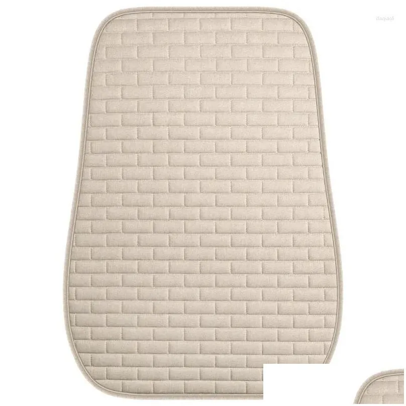 Car Seat Covers Cover Front Flax Protect Cushion Automobile Protector Pad Mat