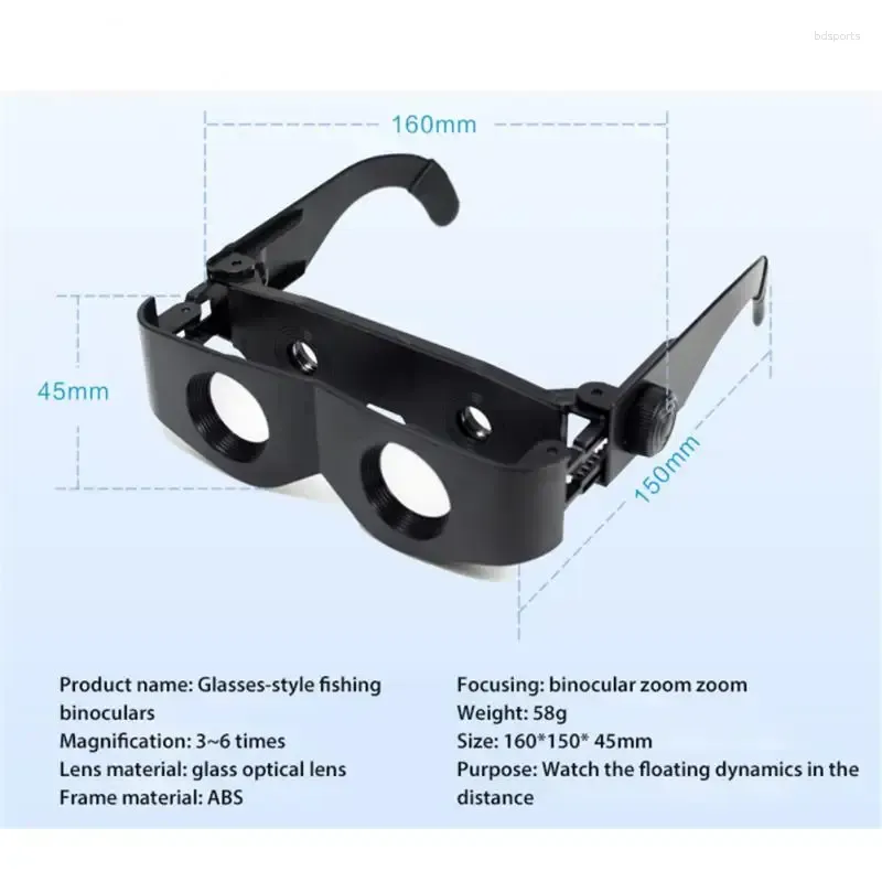 Telescope Fishing Glasses Night Vision Portable Binocle Low-light High-definition Drifting Tool