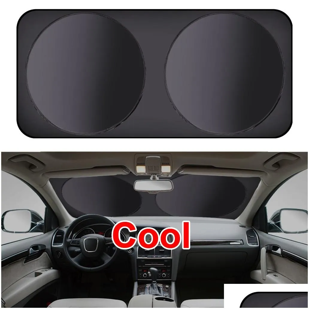 6pcsset Car Sun Shade Screen Full Car Front Side Rear Window Sunshade Curtain Windshield Shades Visor Cover Sun Block1145545