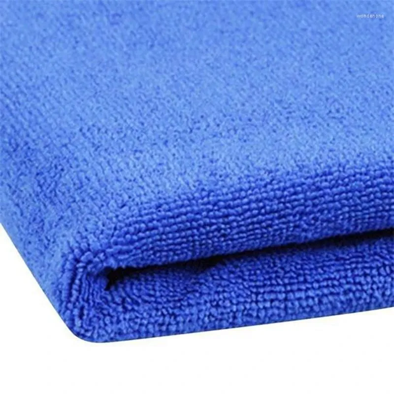 Car Wash Solutions 40Pcs Absorbent Microfiber Towel Care Home Kitchen Washing Clean Cloth Blue