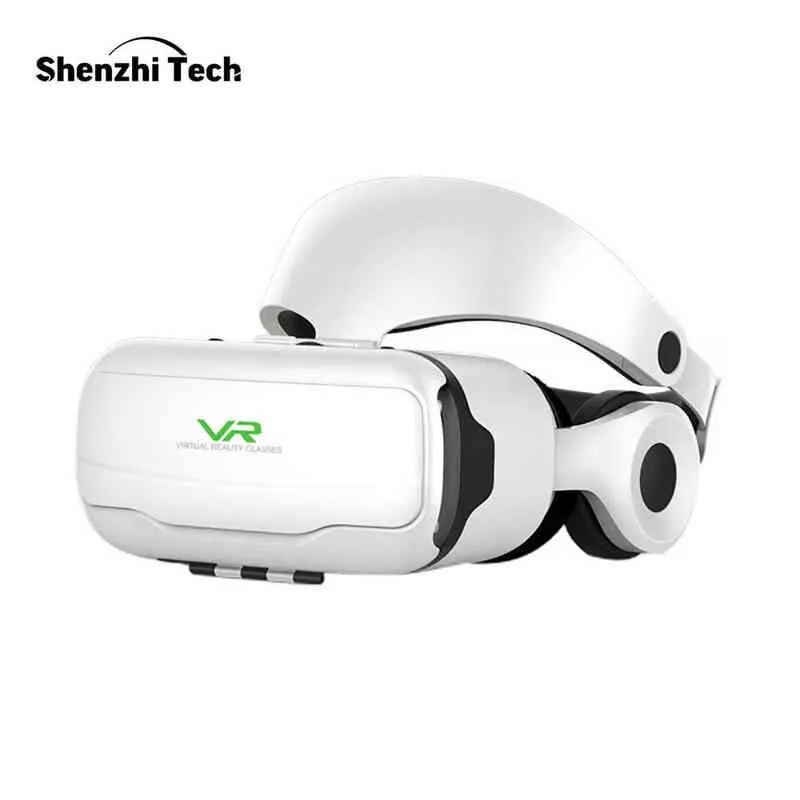 Vr Glasses 2021 Headset Virtual Reality 3D For Smartphones Compatible With Phone Android 5-7 Inch H220422301H Drop Delivery Games Ac Otzi6