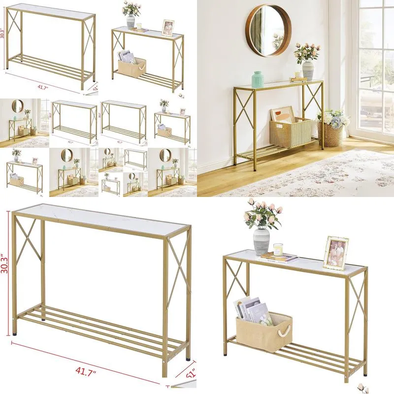 Living Room Furniture Console Table Entryway Narrow Sofa With Drop Delivery Home Garden Otqvh