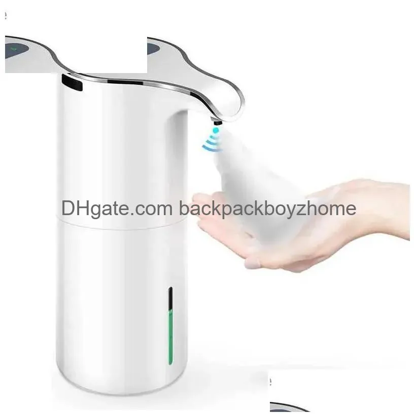 Liquid Soap Dispenser Matic 450Ml Usb Charging Infrared Induction Smart Foam Hand Washer Sanitizer Q240118 Drop Delivery Dhi6I