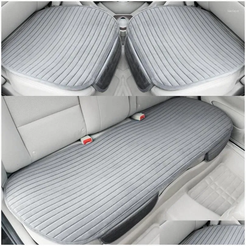Car Seat Covers Cover Accessories Component Front Rear Winter Warm Cushion Breathable Protector Mat Pad Universal Auto Interior