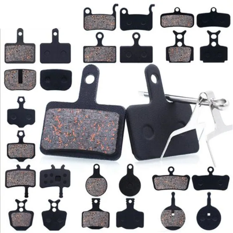 200 Pairs Universal Resin MTB Cycling Bicycle Semi Metal Disc Brake Pads Bike Brakes Pad for BB5 M355 M446 Part Accessories