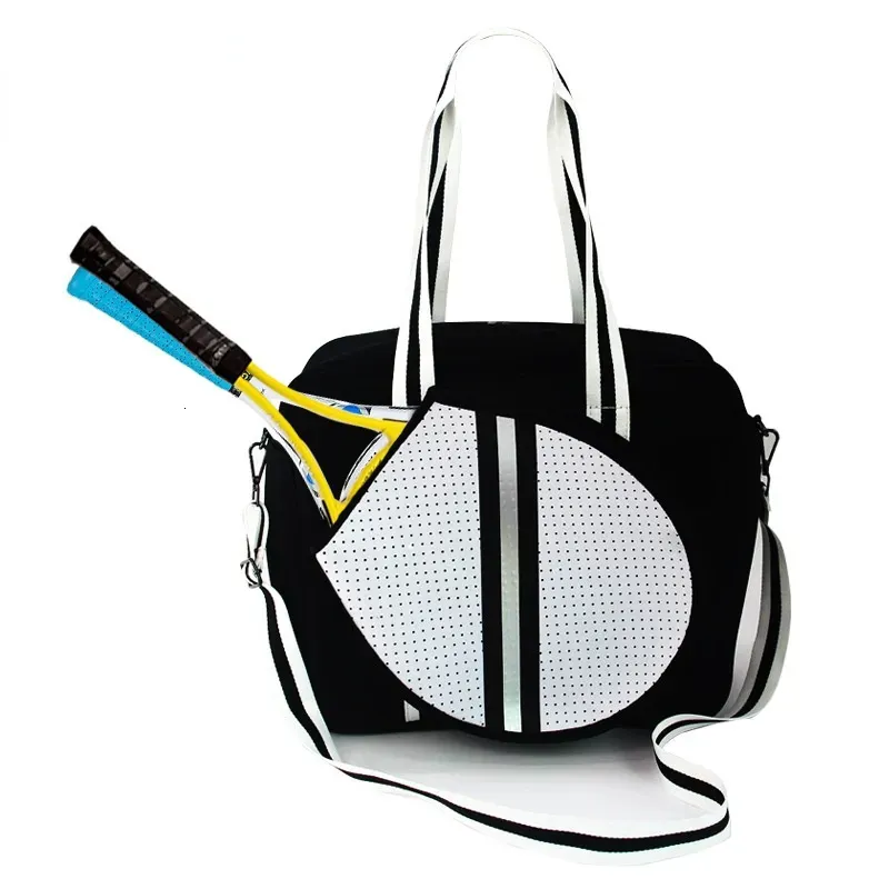 Bags Tennis Bags Large Capacity Tennis Bag Single Shoulder Badminton Bag Gym Fitness Women`s Tennis Bag Portable Handbag Racket Sports