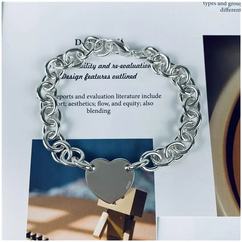 High quality Classic chain Bracelet designer jewelry women Luxury bracelet Design Bangle&Bracelets tag for Men&Woman heart Inspired Return love original box
