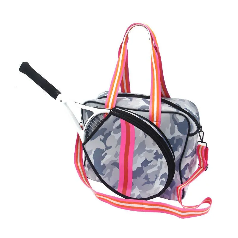 Bags Tennis Bags Large Capacity Tennis Bag Single Shoulder Badminton Bag Gym Fitness Women`s Tennis Bag Portable Handbag Racket Sports