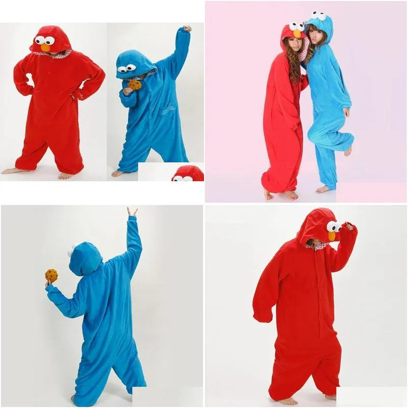 Adult animal pajamas one piece cookie cosplay monster pajama onesies for adults costume animal jumpsuit pajama fz26863705801