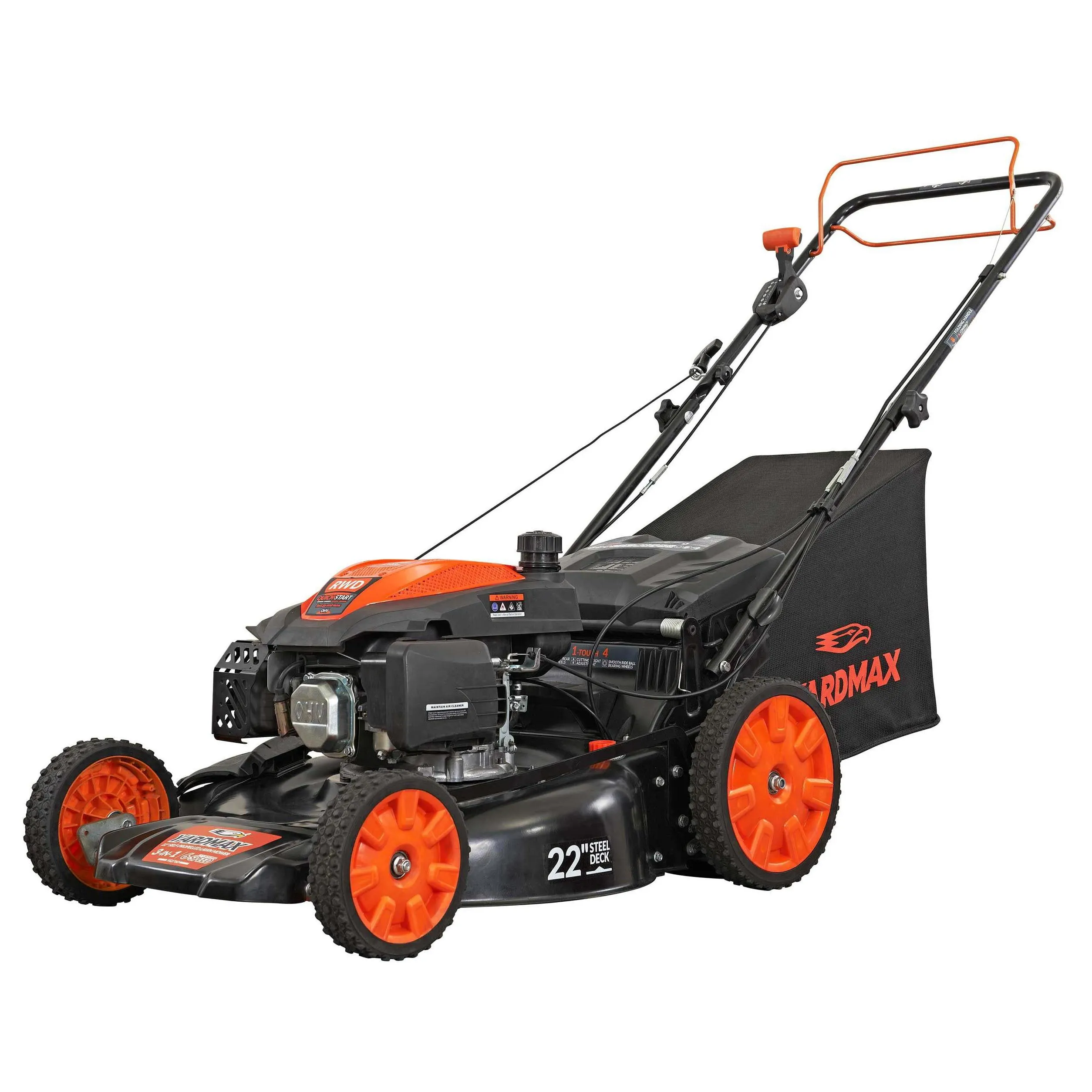 Lawn Mower 22 In. 201Cc Select Pace 6 Speed Cvt High Wheel Rwd 3-In-1 Gas Walk Behind Self Propelled Push Drop Delivery Home Garden Otfln