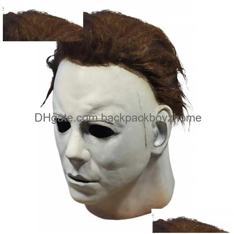 Other Event & Party Supplies Cafele Halloween 1978 Michael Myers Mask Horror Cosplay Costume Latex Masks Props For Adt White High Qual Dhhr2