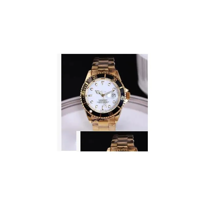 automatic date luxury fashion Watch men and women of the steel belt movement quartz clock men watches