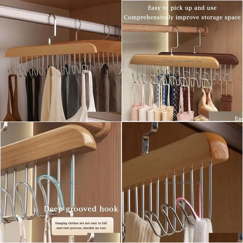 women storage bra hanger multifunctional belt hanger sturdy durable tie belt case for beanie scarfs bra closet supplies