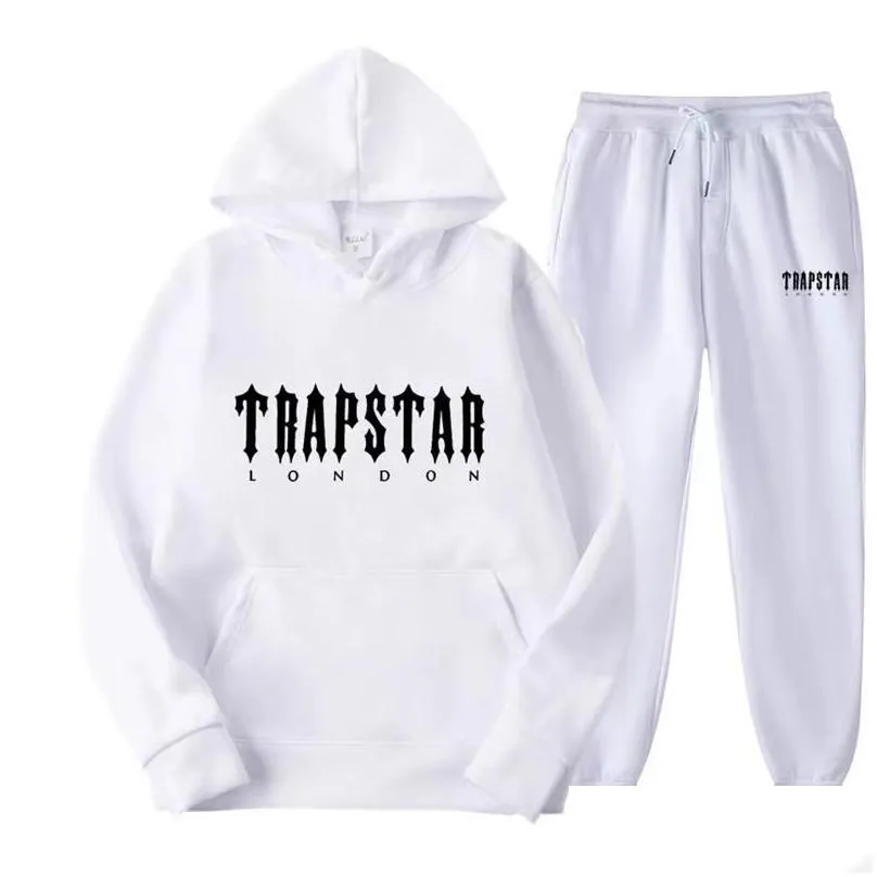 Black Trapstar tracksuit mens hoodie tracksuit trapstar running basketball sportswear designer hoodie mens hoodies and pants loose tech men women long sleeve