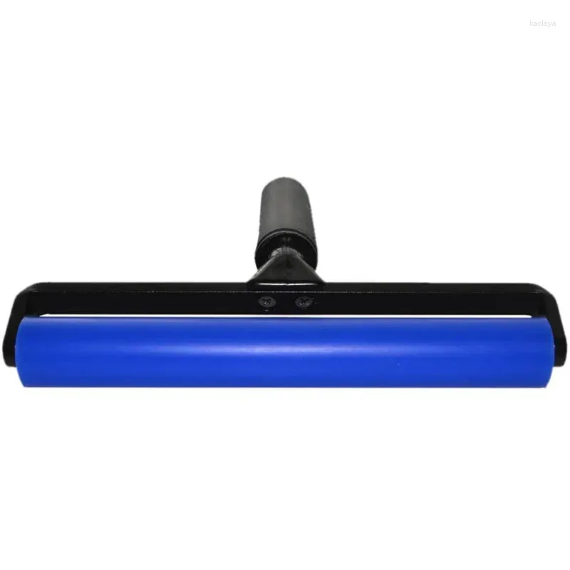 Car Wash Solutions 8-Inch Silicone Soft Rubber Pasting Roller Squeegee Rolling Wheel Sticky Deadener For Film Application Craft