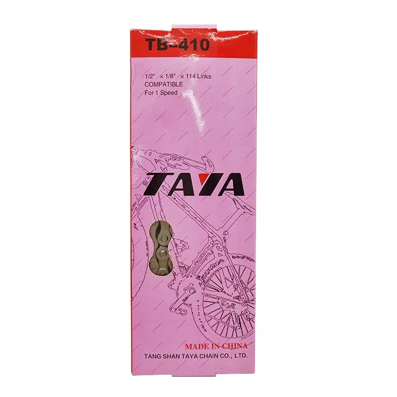 TAYA Chain Factory Direct Wholesale 1S Cycle Chain Single Speed Bicycle Chain MTB Road Bike Chain