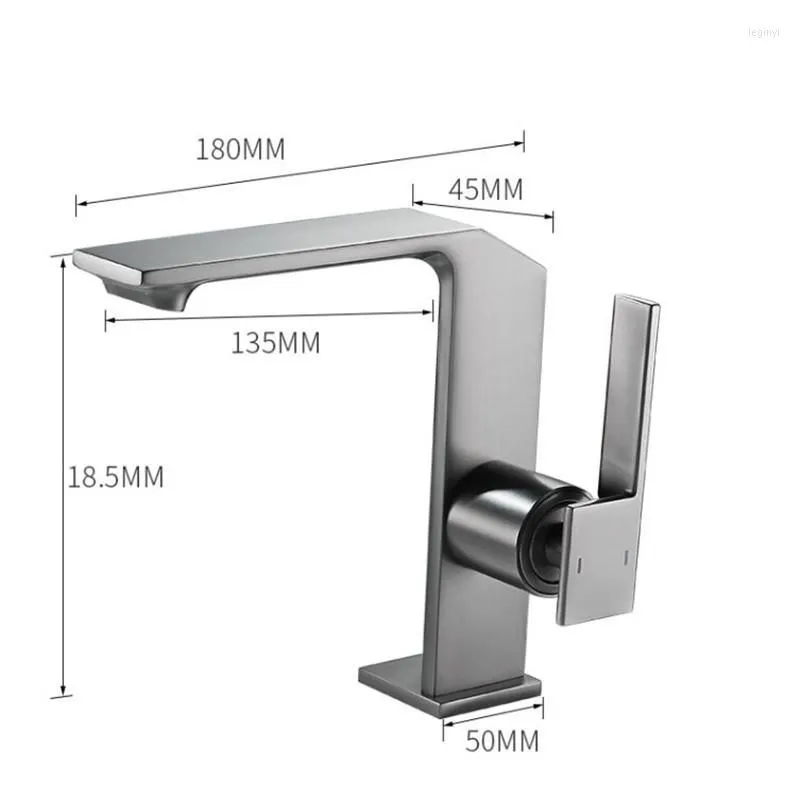 Bathroom Sink Faucets Basin Mixer & Cold Brass Waterfall Taps Single Handle Deck Mounted Brushed Gold/Gun Grey/Chrome/Black
