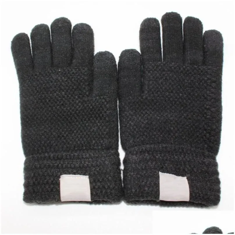 Ski Gloves Uni Thicken Winter Finger Sports Warm Touch Sn For Man Women Drop Delivery Outdoors Snow Protective Gear Otkgs