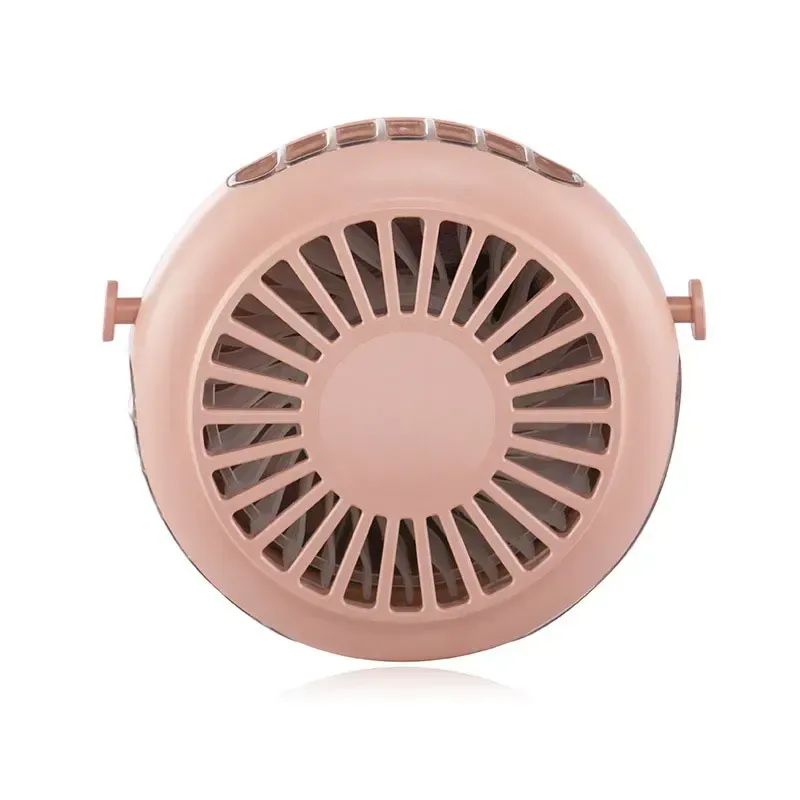 Fans Rotary gyro mini fan portable lazy hanging neck fan rechargeable colorful handheld usb small fan Silent summer cooler gadgets