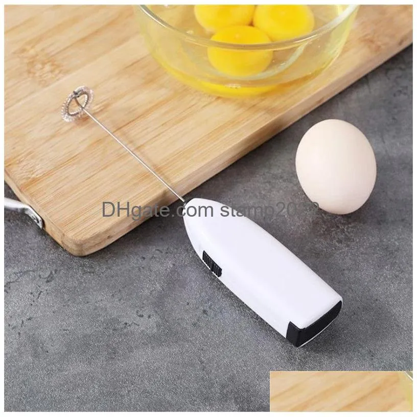 electric egg beater tools coffee automatic milk frother foamer drink blender hand held kitchen stirrer cream shake mixer