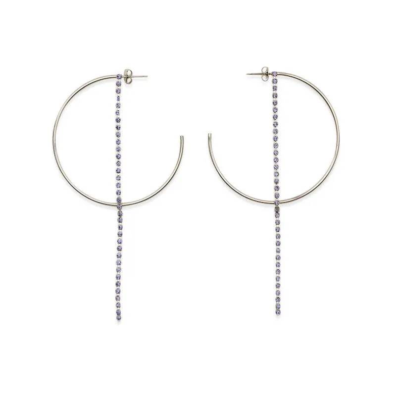 Justine clenquet Simple Designer Style Fashion Trendy Personality C-shaped Earrings Men Women Ins Trend Female Jewelry Birthday Gift