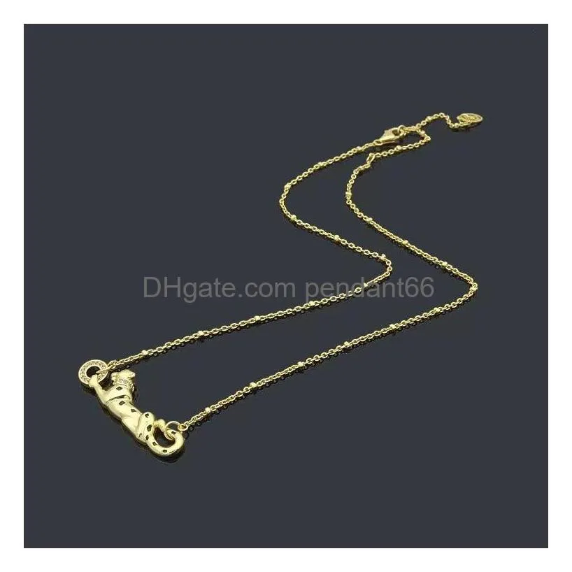  luxury love designer necklace for women brand charm crystal diamond pendant necklace high-quality 18k gold necklace jewelry