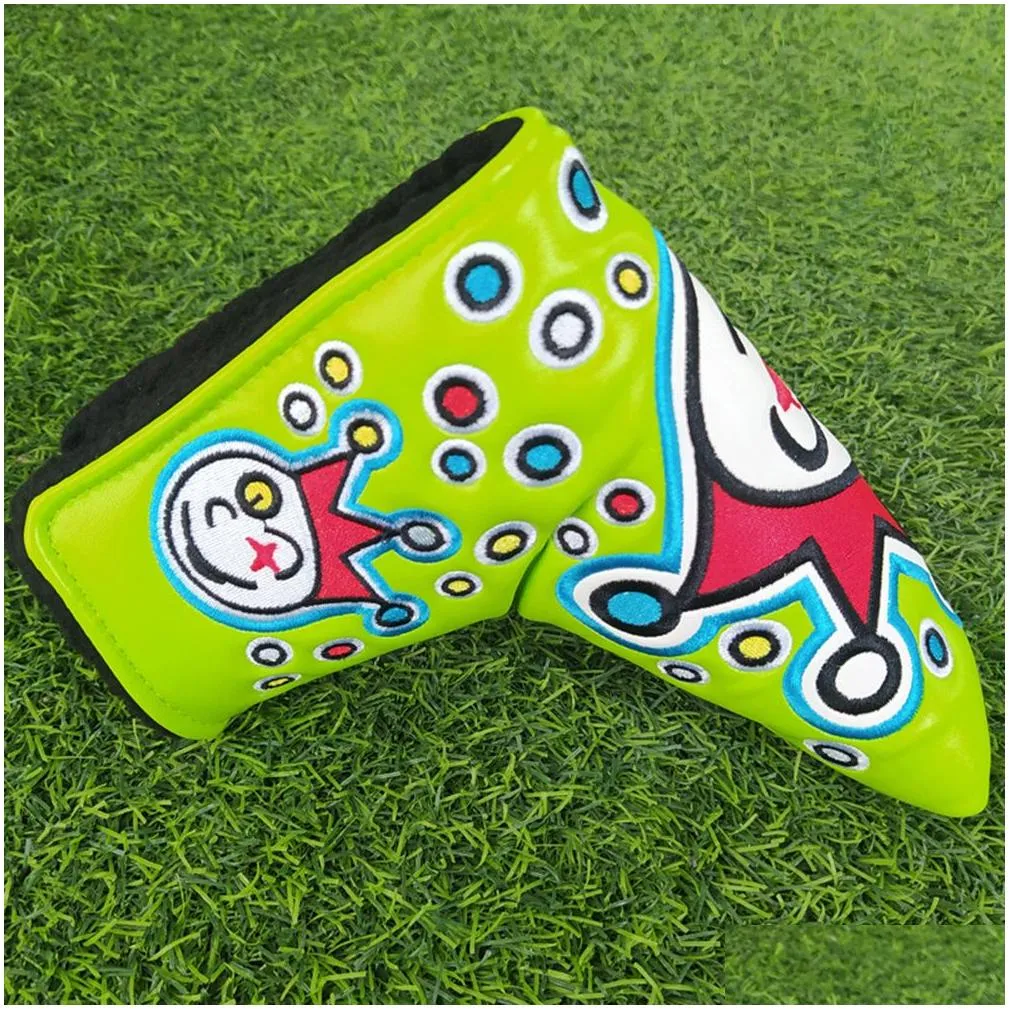 Other Golf Products PU Golf Putter Headcover Sticker Buckle Golf Club Head Covers Durable Universal AntiCollision Pressure Sporting Accessories