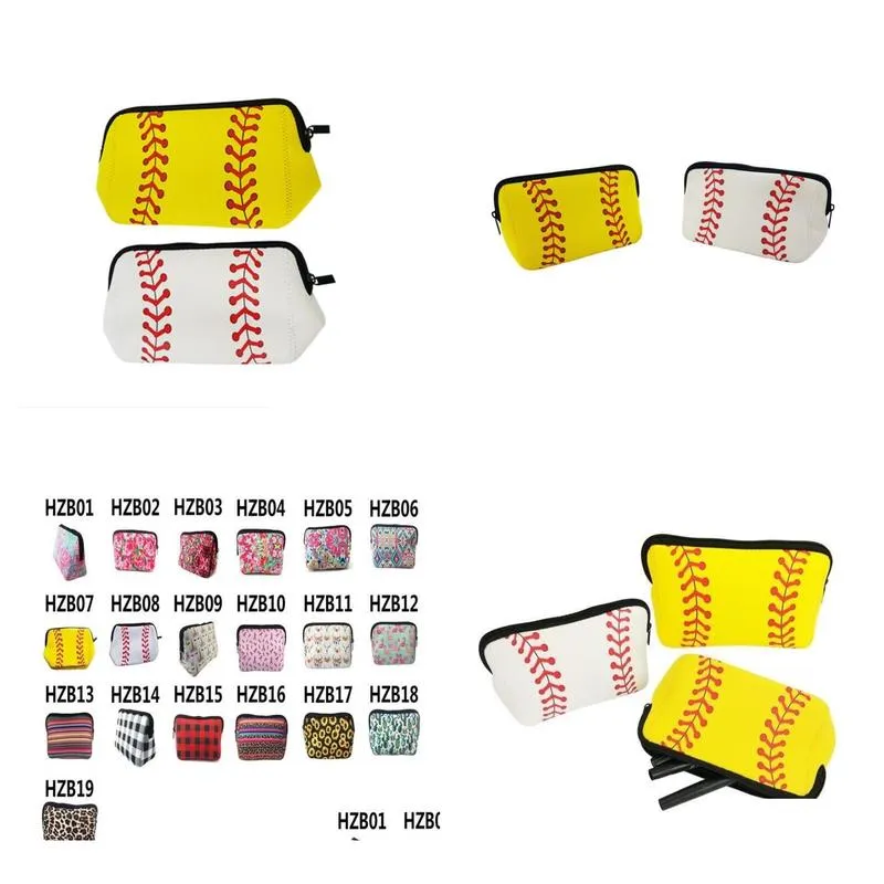 Outdoor Bags 50Pcs Wholesale New Neoprene Costoomized Hand Bag Waterproof Makeup Baseball And Softball Handbag Drop Delivery Sports Ou Dh46N