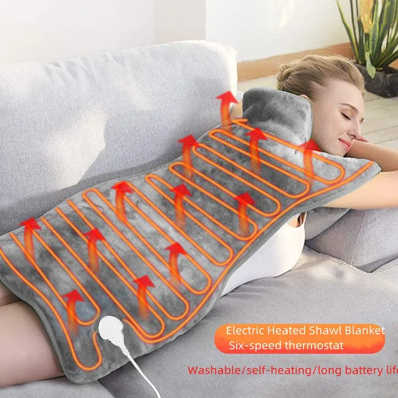 Heating smart home neck shoulder back heating body warmer drape portable electric blanket