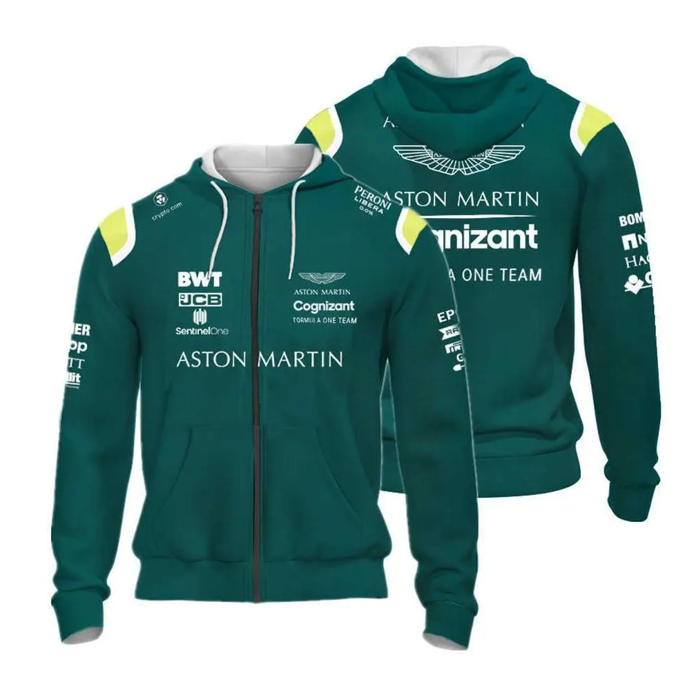 Men`S Hoodies & Sweatshirts Mens 2023 F1 Team T-Shirts Aston Martin Spanish Racing Driver Dedicated Fernando Alonso 14 And Stroll 18 Otnji