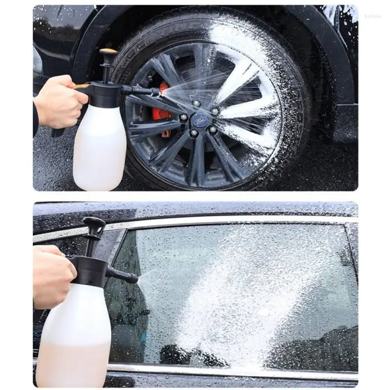 Car Washer 1.5L Wash Watering Can Foam Spray Pot Manual Cleaning Kettle Adjustment Air Pressure Sprayer Foamer Auto Vehicle