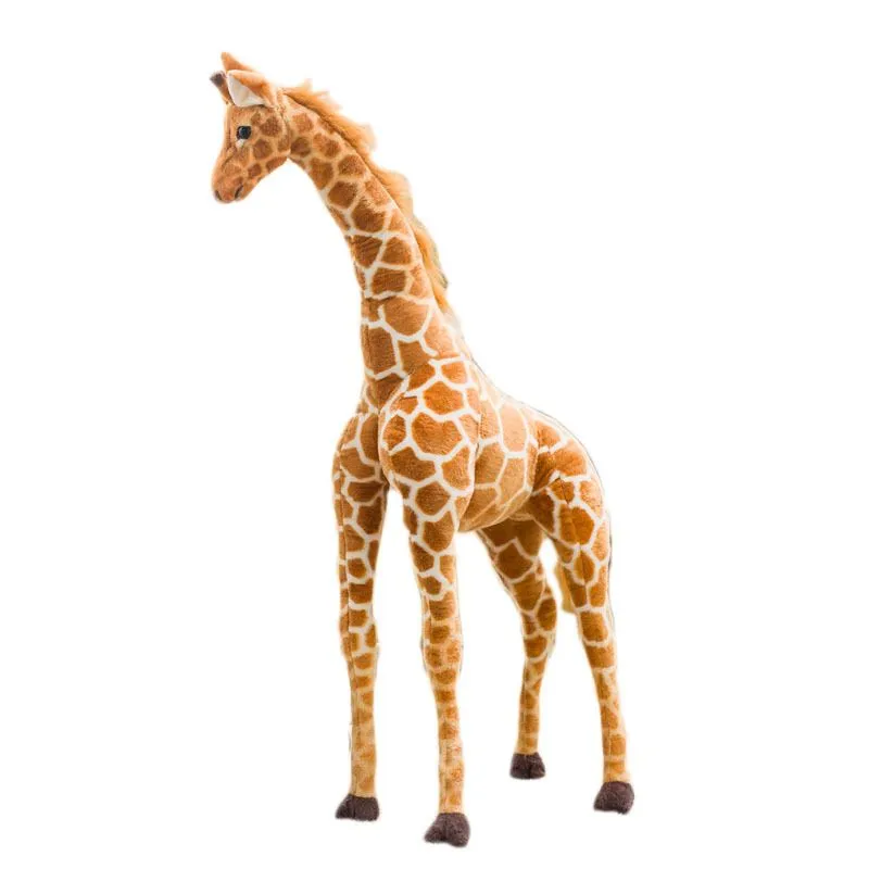 Creative Simulation Giraffe Plush Toy Cartoon Deer Plush Doll