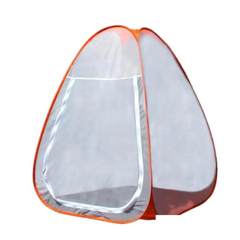 Buddhist Meditation Tent Single Mosquito Net Temples Sitin standing Shelter Cabana Quick Folding Outdoor Camping Tents And S6399142