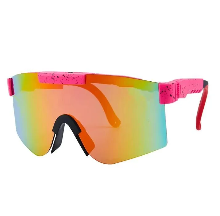 New Outdoor Sports SPRING summer kid fashion sunglasses motorcycle spectacles girls Dazzle colour Cycling Sports boy Outdoor wind children eyewear