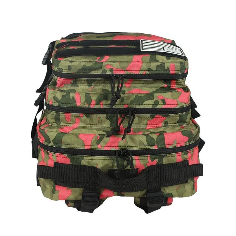 Outdoor Bags Man Army Tactical Backpacks Mochila 50L Military Assat Bag Edc Molle Rucksack Climbing Hunting Hiking Cam Backpack Drop Dhizv