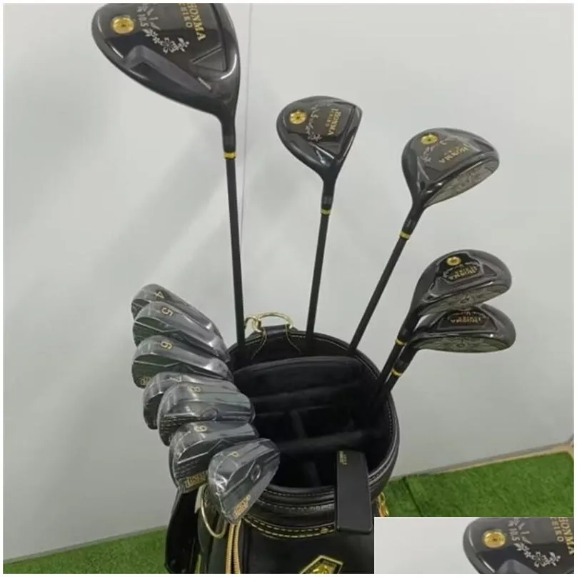 Golf Clubs New Ichiro Honma Original Set Driver+Fairway Wood+Ut+Irons+Putter Graphite Shaft S or R or SR