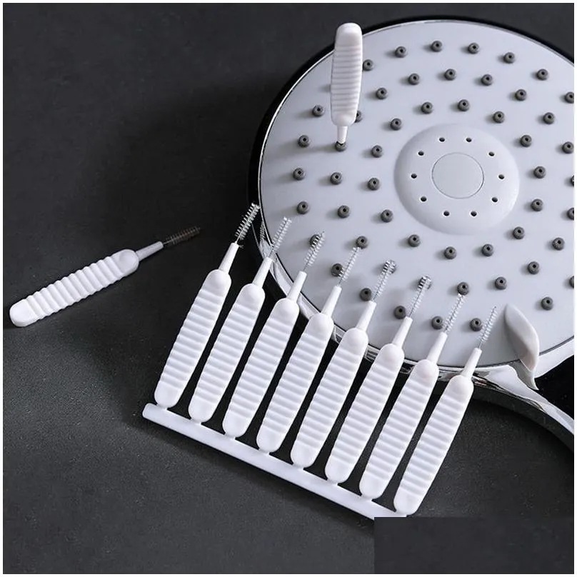 Cleaning Brushes Bathroom Micro Mini Nylon Brush Shower Head Anti Clogging Computer Keyboard Cleaner Phone Hole Dust Tool Drop Deliv Ot5S3