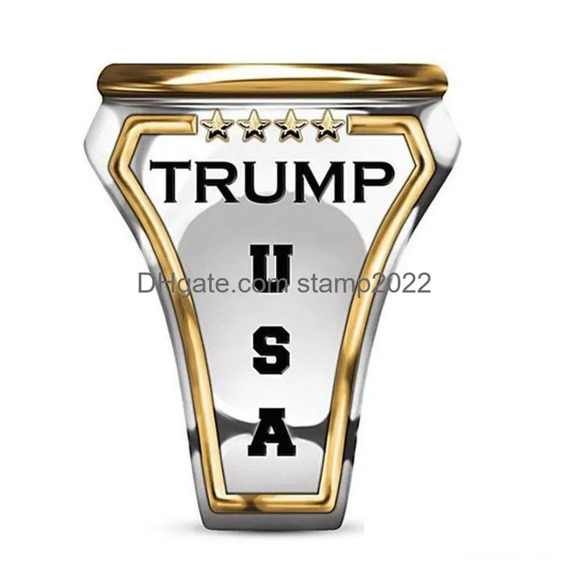 trump commemorative silver ring the 45th us presidents memorial ring souvenir