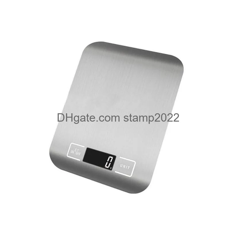 digital food scale kitchen tool stainless steel multifunction scales measures in grams and ounces