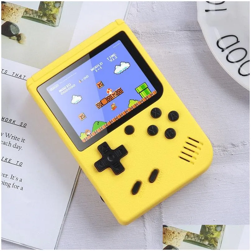 Portable Game Players  Handheld Console Player Retro Video Can Store 500 In 1 Games 8 Bit 3.0 Inch Colorf Lcd Cradle Z5D Drop Deli Otyus