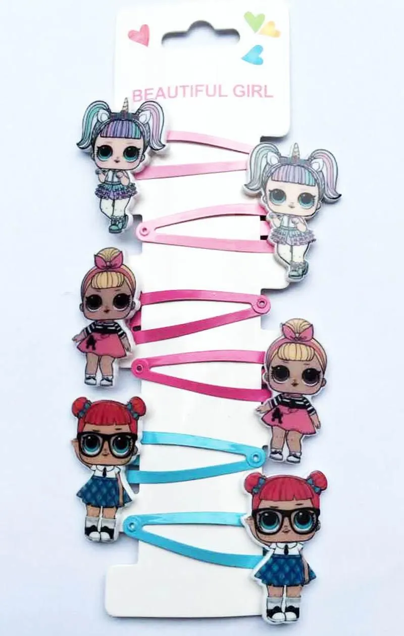 Cute Cartoon Baby girls Hairbands clips Childrens Hair tie baby Girl Hairclips KIDS designer accessories hairties