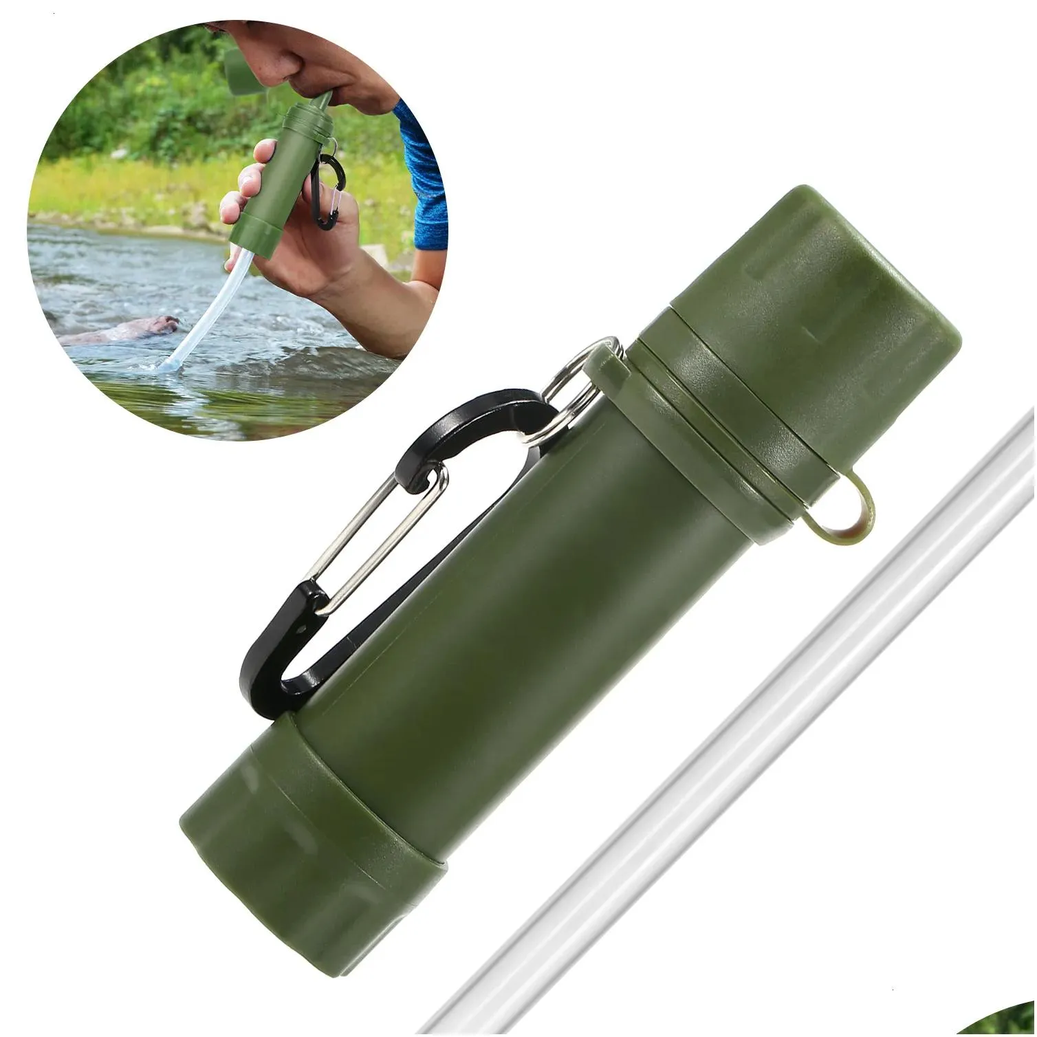 Outdoor Bags Water Filter St Filtration System Purifier For Emergency Preparedness Cam Traveling Backpacking 230505 Drop Delivery Dhgwl